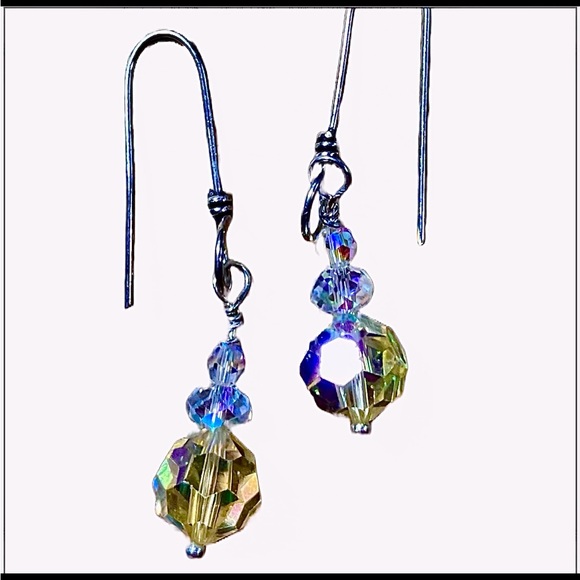 Swarovski Crystal Earrings. Very high quality. Hand wired. These are gorgeous - Picture 3 of 6